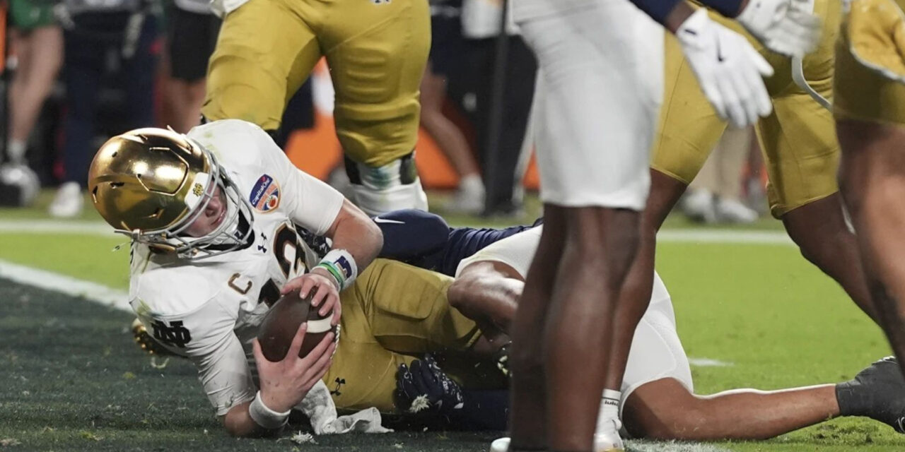 Notre Dame va al juego por el título con victoria de 27-24 sobre Penn State