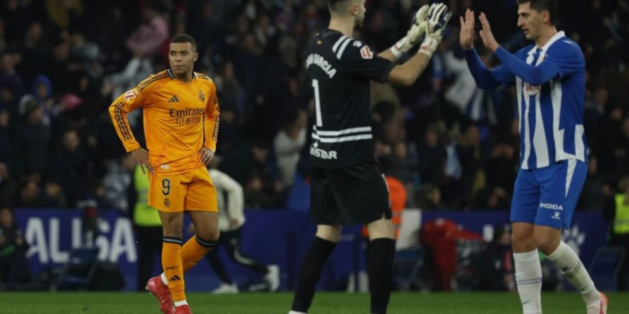 Real Madrid es sorprendido y cae 1-0 ante el Espanyol en la Liga española