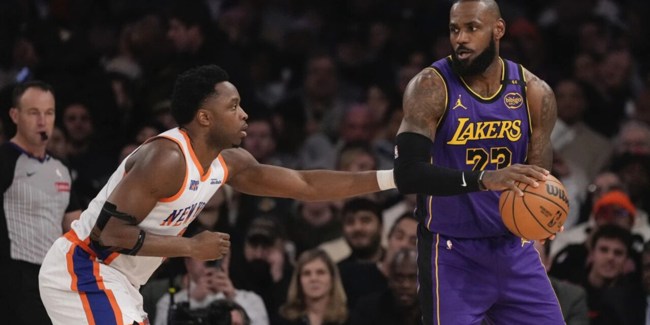 LeBron logra triple-doble y otra victoria en el Madison Square Garden; Lakers vencen a Knicks