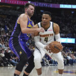 Lakers rompen racha de 9 victorias de Nuggets, con el mejor partido de Doncic por Los Ángeles