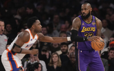 LeBron logra triple-doble y otra victoria en el Madison Square Garden; Lakers vencen a Knicks
