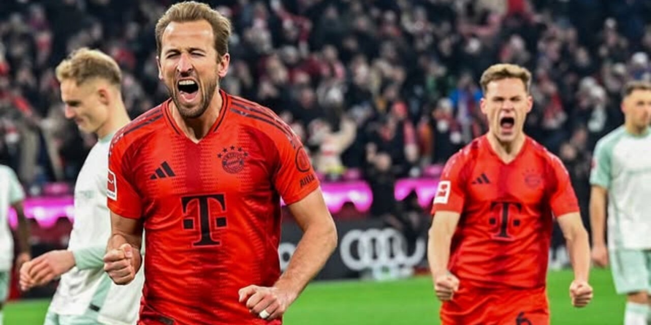 Harry Kane comanda goleada de Bayern Múnich en Bundesliga