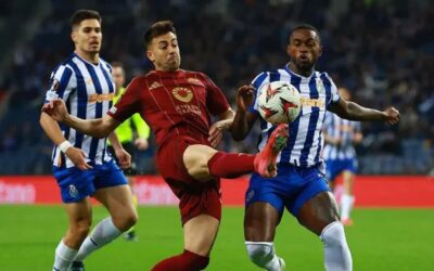 Porto de Martín Anselmi rescata empate ante la Roma
