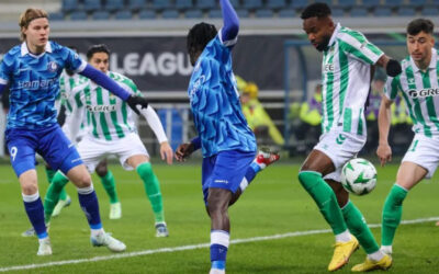El Betis ya mira a los octavos tras golear en el campo del Gante