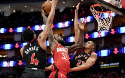 Rockets rompen racha de seis derrotas venciendo 94-87 a Raptors