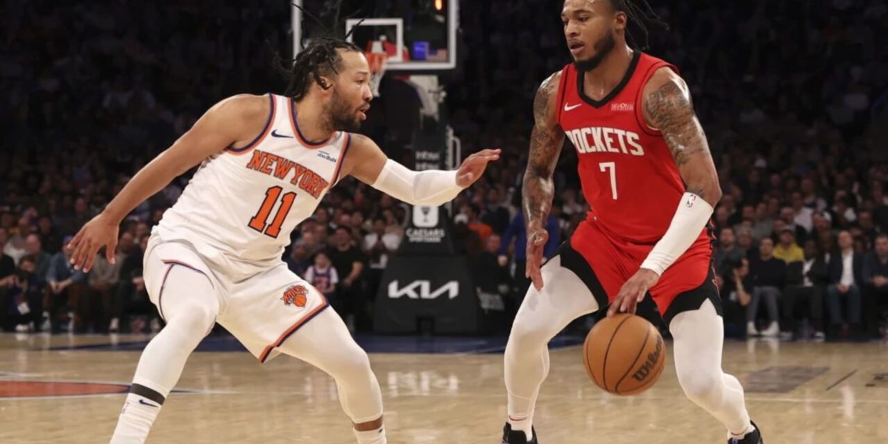 Brunson supera a Carmelo Anthony y lleva a los Knicks a la victoria 124-118 sobre los Rockets