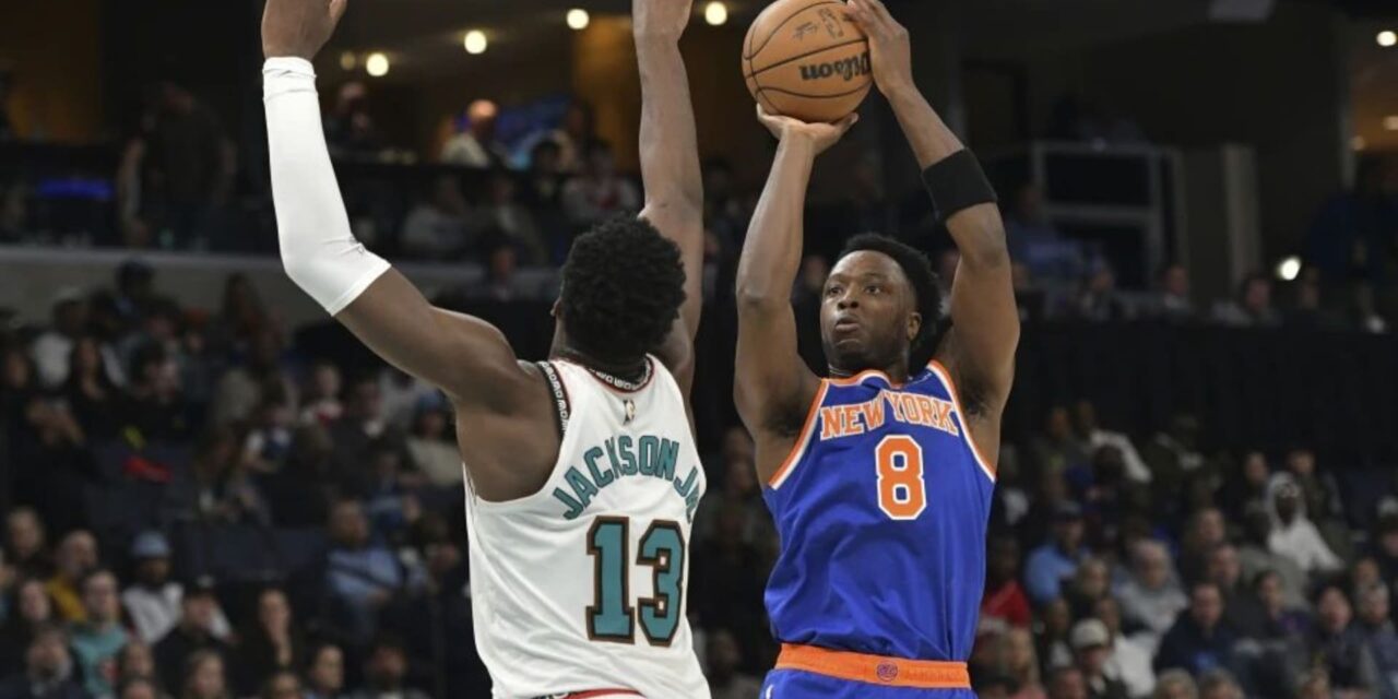 Triple de Anunoby con 5,3 segundos restantes lleva a Knicks a triunfo 114-113 ante Grizzlies