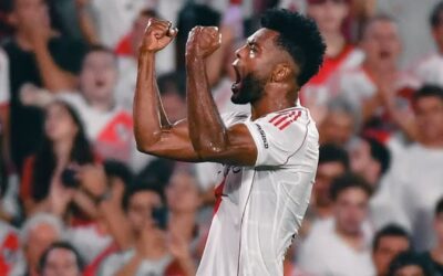 River derrota a Lanús con gol de Miguel Borja y escolta a Rosario Central en el Grupo B