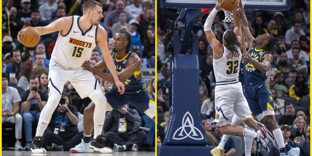 Aaron Gordon y Nikola Jokic lideran triunfo 125-116 de Nuggets ante Pacers