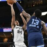 Jarren Jackson Jr. y GG Jackson lideran victoria 128-109 de Grizzlies ante Spurs