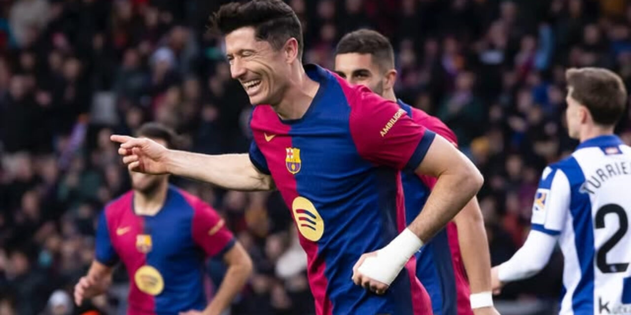 Barcelona golea 4-0 a la Real Sociedad y asume en solitario el liderato en España