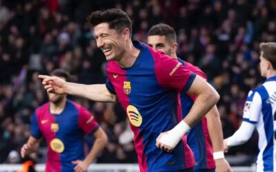 Barcelona golea 4-0 a la Real Sociedad y asume en solitario el liderato en España