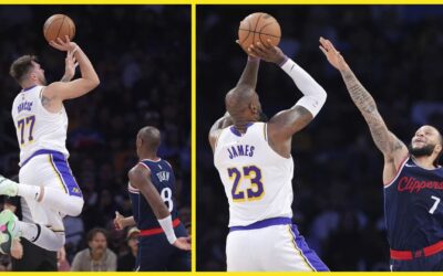 Luka anota 29 puntos y LeBron 17 en la segunda victoria al hilo de Lakers sobre Clippers, 108-102