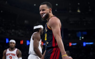 Curry anota 28 mejorando a 12-1 en Madison Square Garden y Warriors vencen 114-102 a Knicks