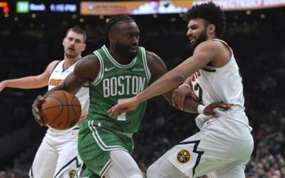 Brown anota 22 puntos y Celtics vencen 110-103 a Nuggets a pesar de las 20 unidades de Jokic