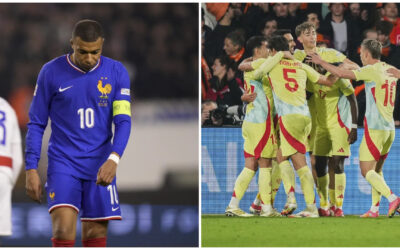 Croacia derrota 2-0 a Francia y España empata 2-2 con Holanda