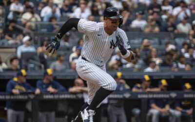 Judge conecta tres de los nueve jonrones de los Yankees en triunfo 20-9 ante Cerveceros