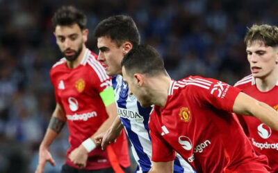 Real Sociedad sobrevive ante Manchester United en Europa League