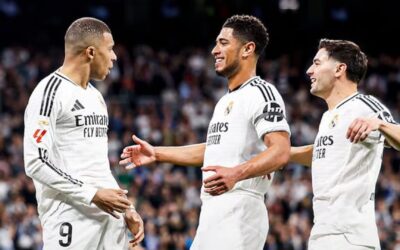 Mbappé anota 2 y Real Madrid vence a Leganés 