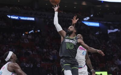 Conley, Reid y DiVincenzo guían a Timberwolves a victoria 106-104 sobre Heat