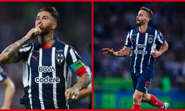 Sergio Ramos anota su primer gol y Rayados vence a Santos