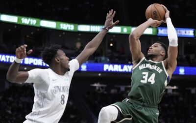 Antetokounmpo se une al club de los 20.000 puntos y los Bucks vencen 137-107 a los Mavericks
