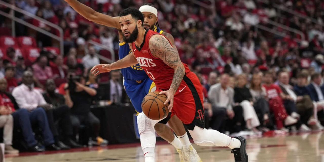 VanVleet y Thompson evitan eliminación de Rockets, que vencen 131-116 a Warriors