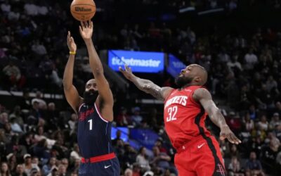 Clippers amplían racha a 6 triunfos, tras vencer 134-117 a Rockets diezmados