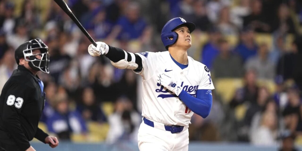 Ohtani conecta jonrón de 448 pies y Dodgers anotan 7 en el 1er inning para barrer a Rockies