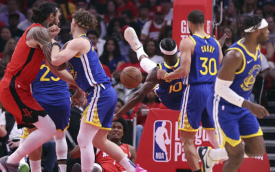 Jalen Green atina 8 triples y suma 38 puntos; Rockets igualan serie de playoffs ante Warriors