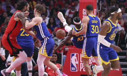 Jalen Green atina 8 triples y suma 38 puntos; Rockets igualan serie de playoffs ante Warriors
