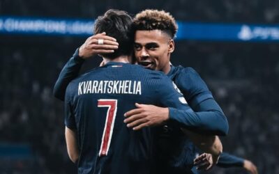 PSG vence 3-1 al Aston Villa en la Liga de Campeones con golazo de Kvaratskhelia