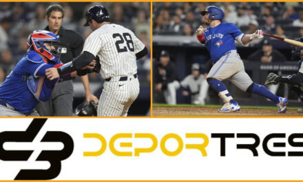 Kirk conecta doble de dos carreras en novena y da triunfo a Azulejos 4-2 sobre Yankees(Video D3 acompleto 12:00 PM)