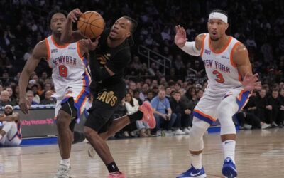 Garland conduce a Cavs a victoria 108-102 sobre Knicks, que terminan 0-8 ante los 2 mejores del Este
