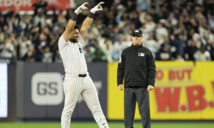 Doble de Domínguez impulsa 3 carreras en triunfo de Yankees, 4-2 sobre Reales