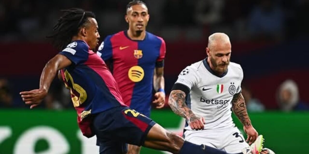 Barcelona e Inter empatan 3-3 en vibrante ida de su semifinal de la Champions