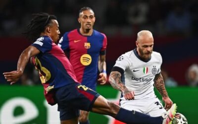Barcelona e Inter empatan 3-3 en vibrante ida de su semifinal de la Champions