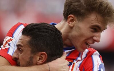 Barrios anota al final y acerca al Atlético a la cima en España