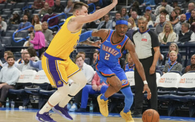 Gilgeous-Alexander anota 42 puntos y Thunder lidera la NBA tras vencer 136-120 a Lakers
