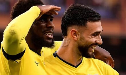Lazio vence 2-0 en casa de Génova