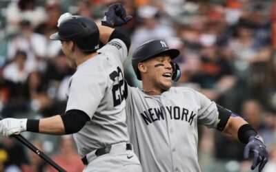 Yankees conectan 6 jonrones solitarios y derrotan 15-3 a Orioles, apaleados de nuevo