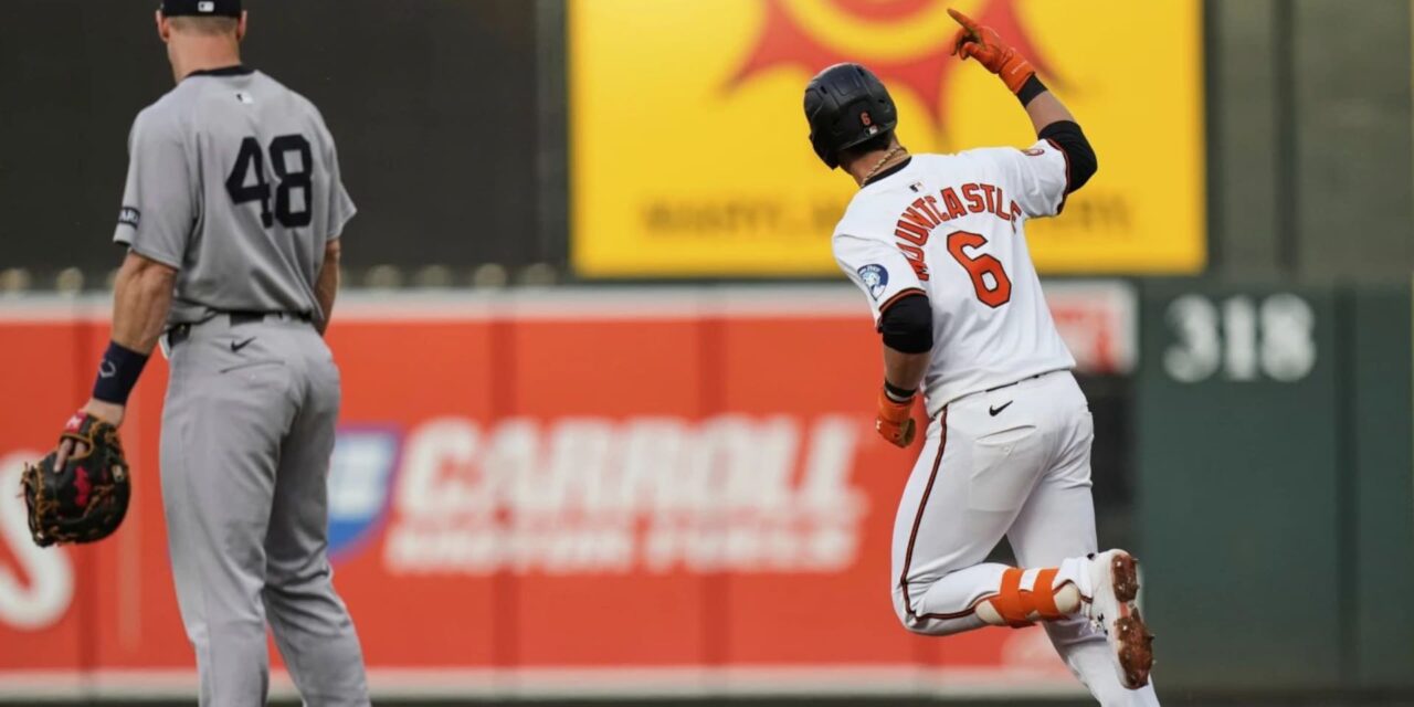 Orioles ganan 2 de 3 contra Yankees, al llevarse el último juego por 5-4 pese al jonrón de Judge