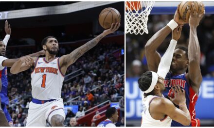 Cunningham anota 36 puntos y Pistons vencen a Knicks por 115-106 en posible adelanto de playoffs