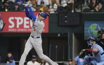 Elevado de sacrificio de Freeman y seis relevistas dan a Dodgers triunfo de 1-0 sobre Rangers