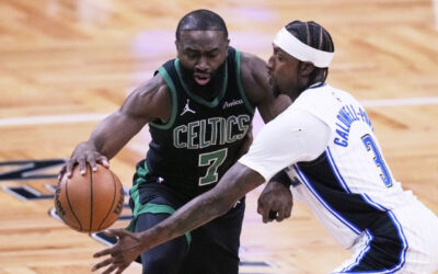 Celtics, campeones defensores, apabullan 120-89 a Magic y ganan la serie de playoffs por 4-1