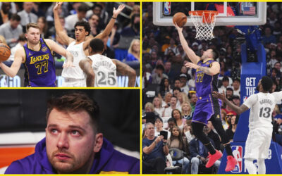 Doncic anota 45 puntos en su regreso a Dallas; Lakers aseguran playoffs con paliza de 112-97