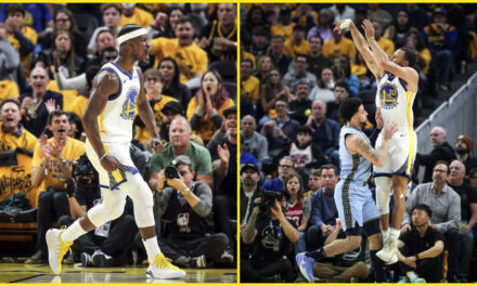 Butler y Curry guían a Warriors a triunfo 121-116 sobre Grizzlies y a playoffs como 7mos