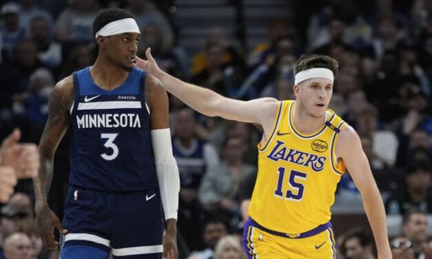 Timberwolves vencen 116-104 a Lakers en el Juego 3 con gran actuación de McDaniels