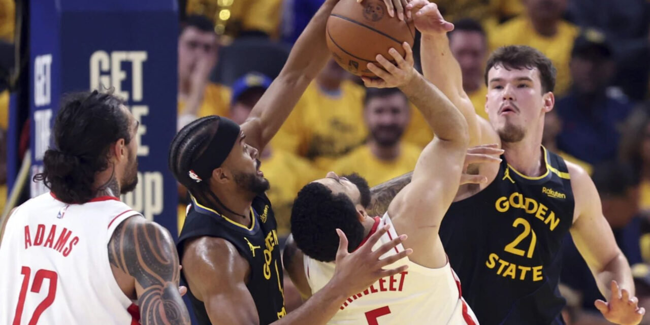 VanVleet y Rockets fuerzan un 7mo partido al vencer 115-107 a Warriors