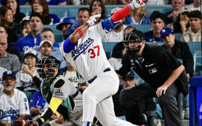 Jonrón de tres carreras de Hernández frente a Burnes da triunfo a Dodgers 3-1 sobre Diamondbacks